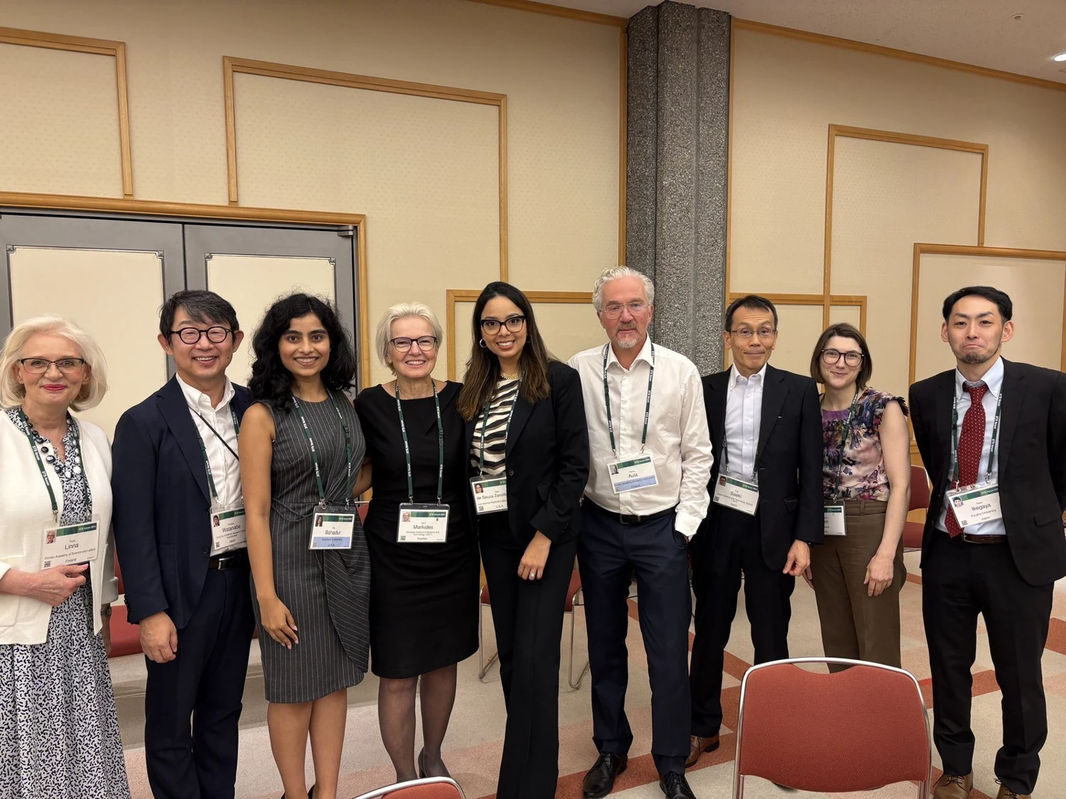 Ria Bahadur with fellow international science-policy participants